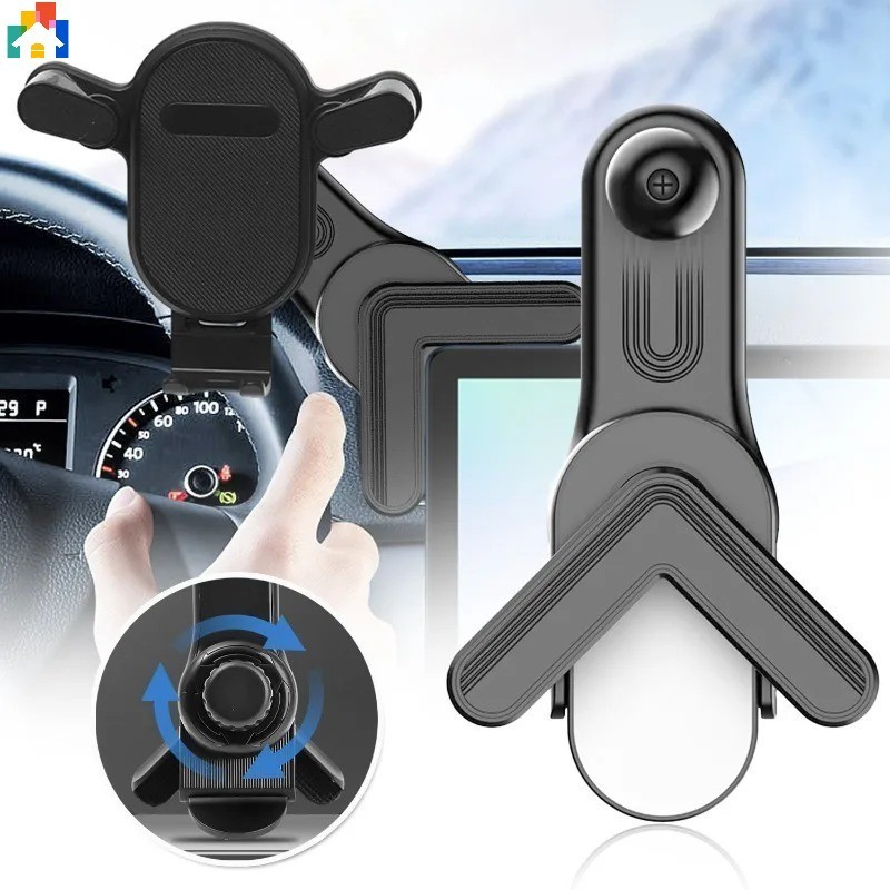 New Self-adhesive Universal Car Display Screen Side Phone Stand Base ...