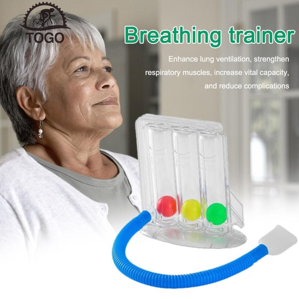 3 Balls Breathing Exerciser Washable Lung Function Breathing Exerciser ...