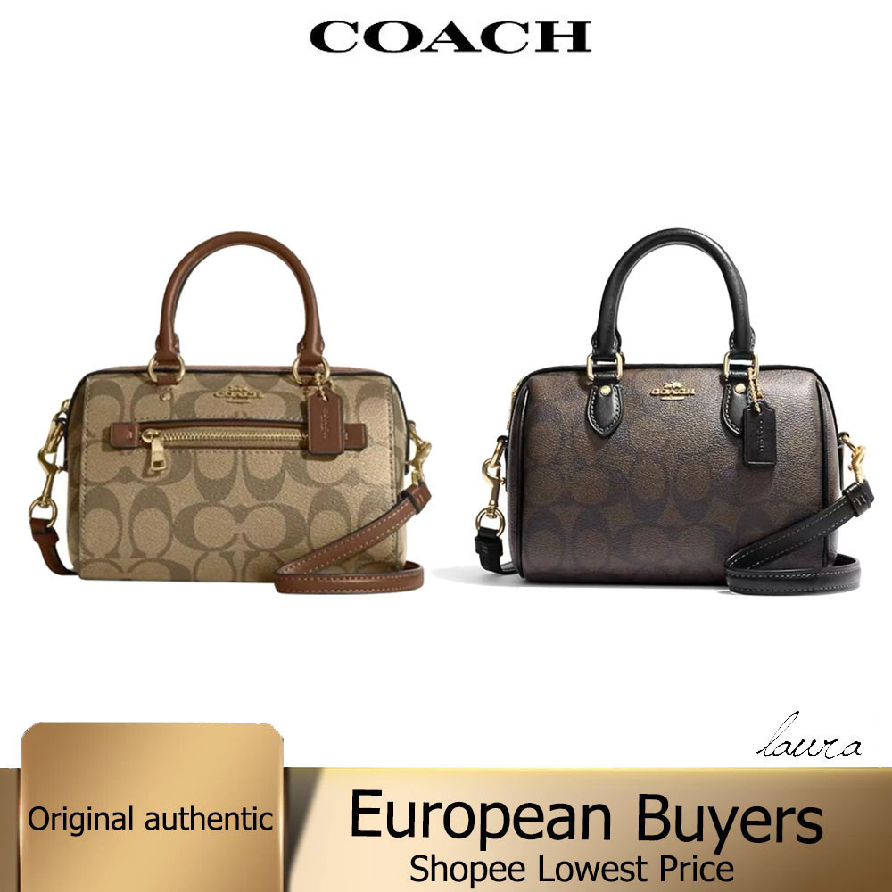Coach Women Bag sling bag women original new mini Boston pillow bag women s handbag crossbody bag CD445 Size 16.5 11 9cm