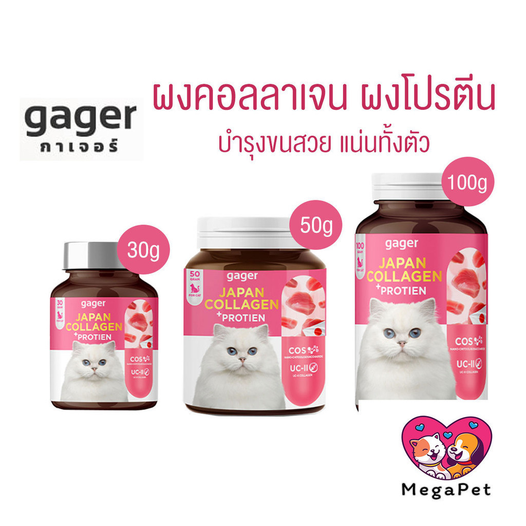 Gager Collagen [Gagar] Cat Powder Protein Enhancing Muscles Firmness ...