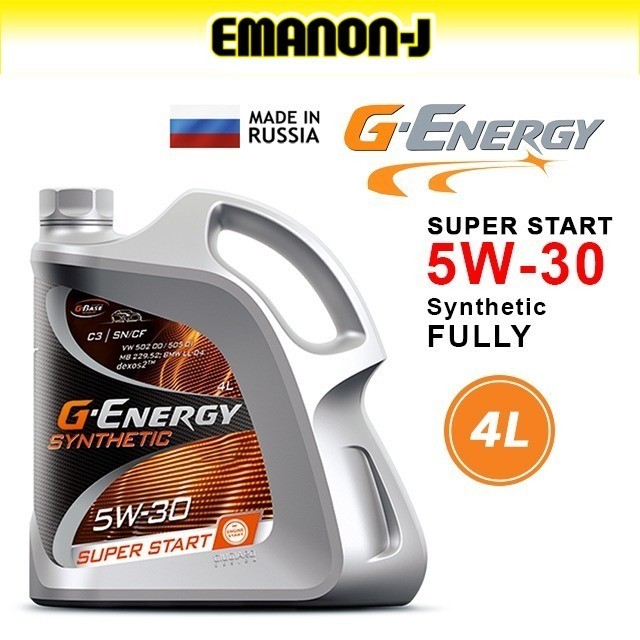 G-Energy Synthetic Super Start 5W-30 | Shopee Malaysia