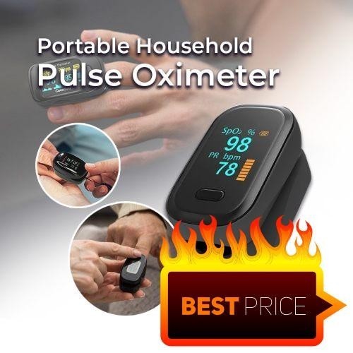 Portable Household Finger Oximeter LED Blood Oxygen Pulse Check Health ...