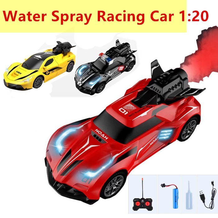 950 RC Water Spray Racing Car 1:20 High Speed LED LIGHT Remote Control ...