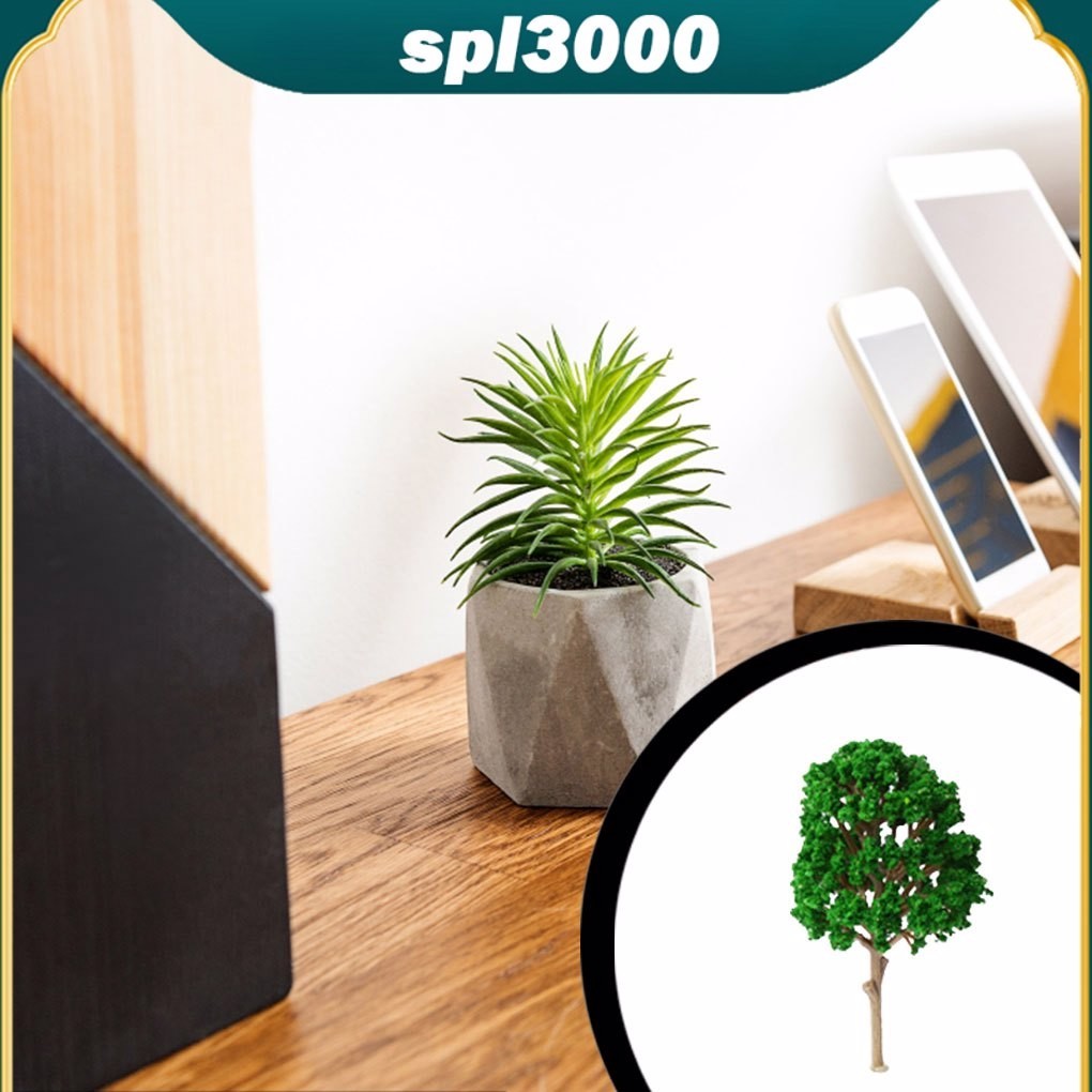 1/2 10 Pieces Model Tree Building Workmanship Train Landscape Street