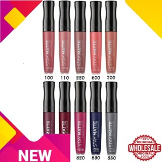 Buy Rimmel Stay Matte Liquid Lip Colour 100 Pink Bliss Online at