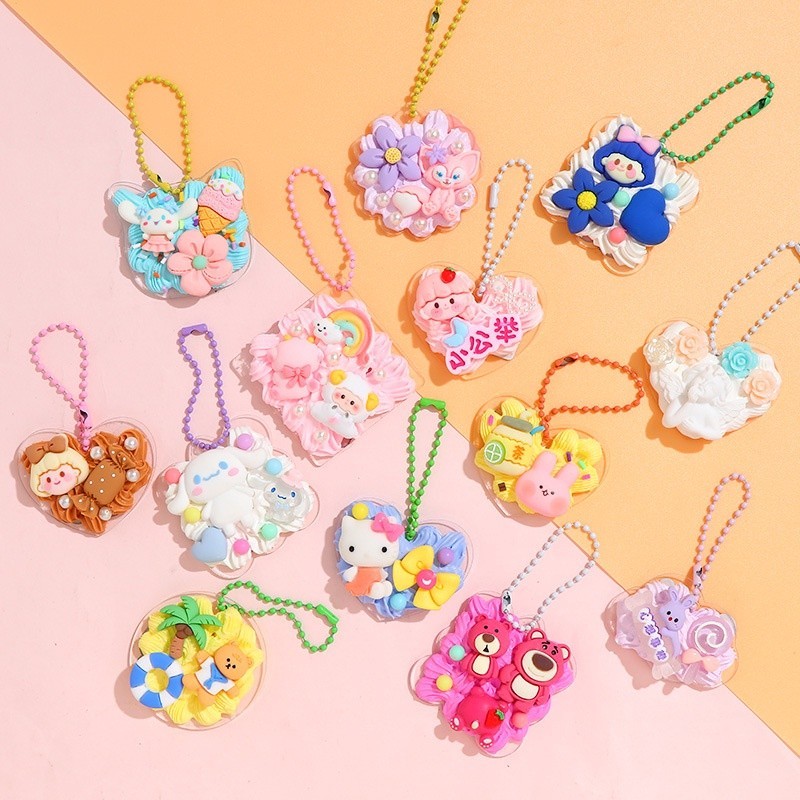 Goo Chuck Chain All in One Set Cream Glue Goo Card Set Diy Handmade ...