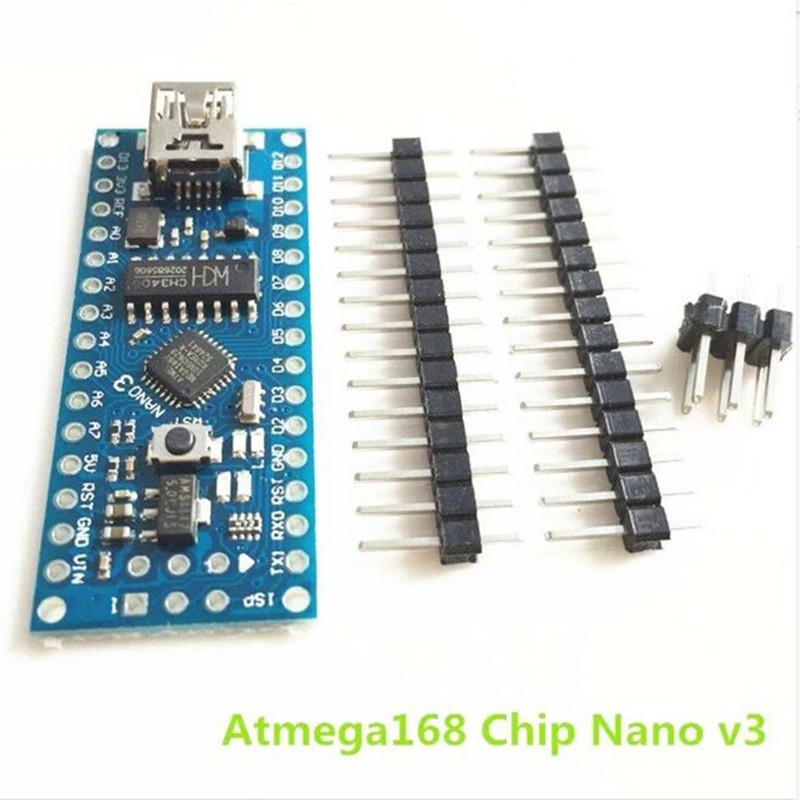 Nano V3.0 ATmega168 USB 16M 5V Microcontroller CH340G Mini USB Board ...