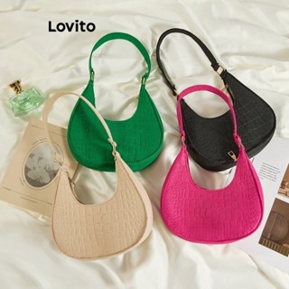 Lovito Casual Plain Rib-Knit Bras for Women L50AD047  (Khaki/White/Green/Black) Lovito Bra Polos Rib-Rajut untuk Wanita