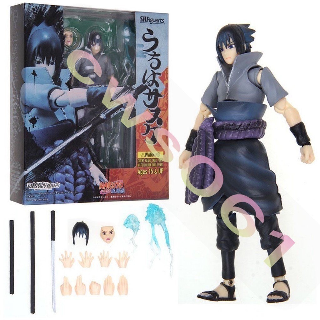 S.H.Figuarts 14cm Naruto movable Uchiha Sasuke Uzumaki Naruto SHF ...