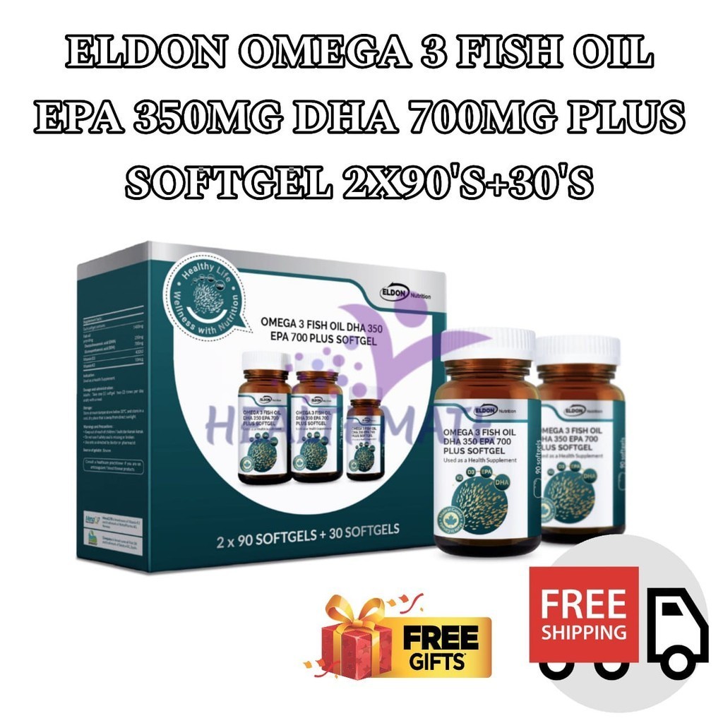 Eldon Nutrition Omega 3 Fish Oil 1050MG EPA 350mg DHA 700mg Plus ...
