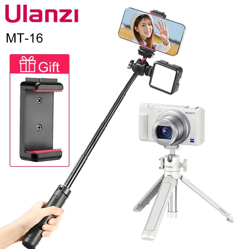 Ulanzi MT-16 Extend Tripod with Cold Shoe for Microphone LED Light ...