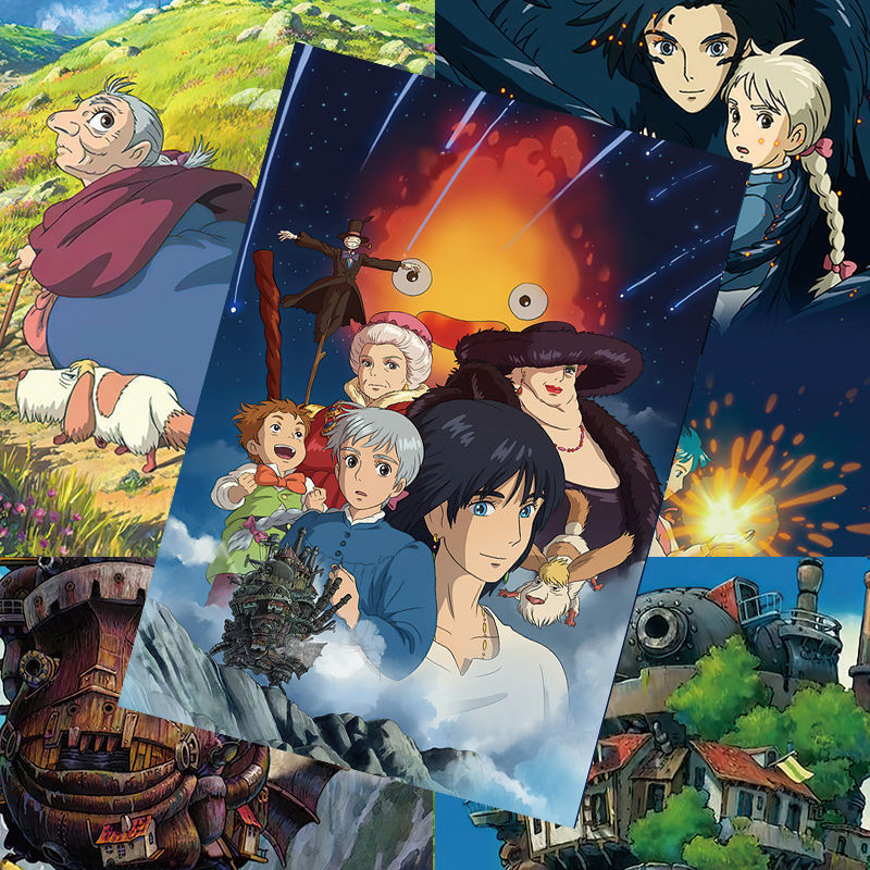 Hal's Moving Castle Poster Two-Dimensional Sophie Hal Cassifer Hayao ...