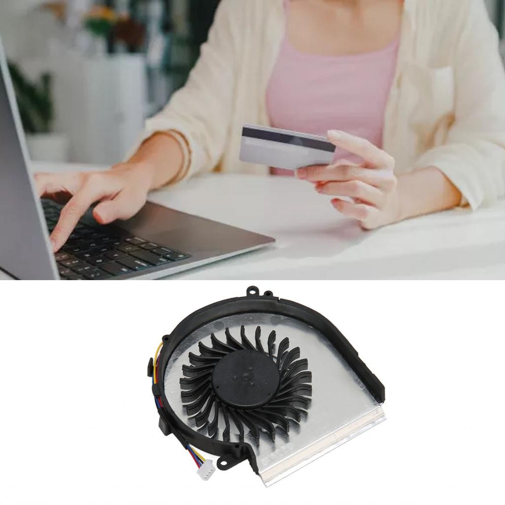 New CPU & GPU Cooling Fan For MSI GE72VR, GP72VR, GP72MVR - 5V 4-Pin (Replaces PAAD06015SL N366/N372)