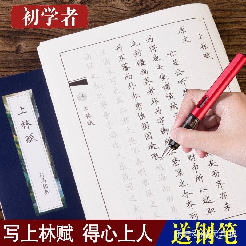 Practice Copybook Paste Steel Pen Lin Fu Full Text with Translation ...