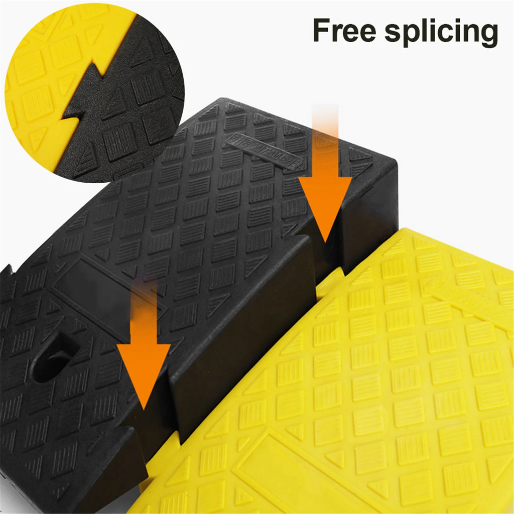 Portable Lightweight Curb Ramps Heavy Duty Plastic Threshold Ramp Mat ...
