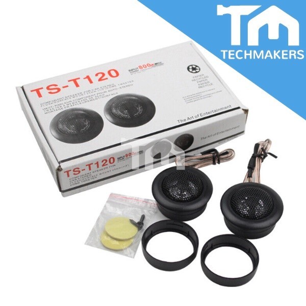 TS-T120 800W 7/8" Component Dome Car Audio Stereo Tweeter Speaker System 25mm Pembesar Suara Kereta