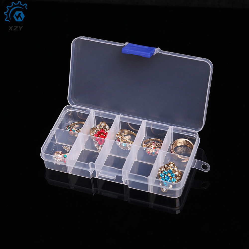 PP Component Storage Box Plastic Organizer Adjustable Container ...