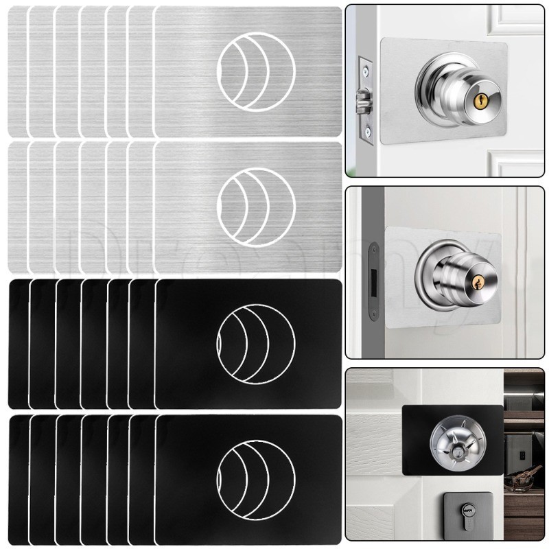2Pcs Stainless Steel Ball Lock Patches - Cricket Lock Repair Plate ...