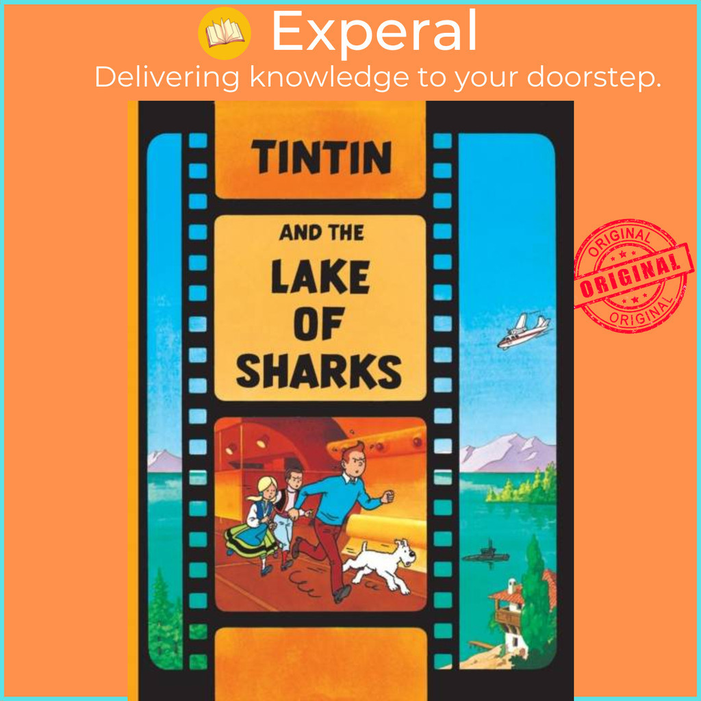 [English 100 Original] Tintin and the Lake of Sharks by Herge (UK edition, hardcover