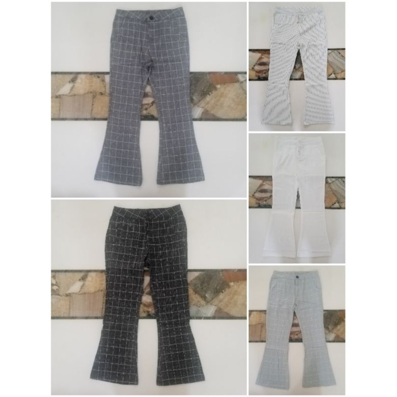 Girl bootcut legging 13 to 15 years old above seluar flare legging ...