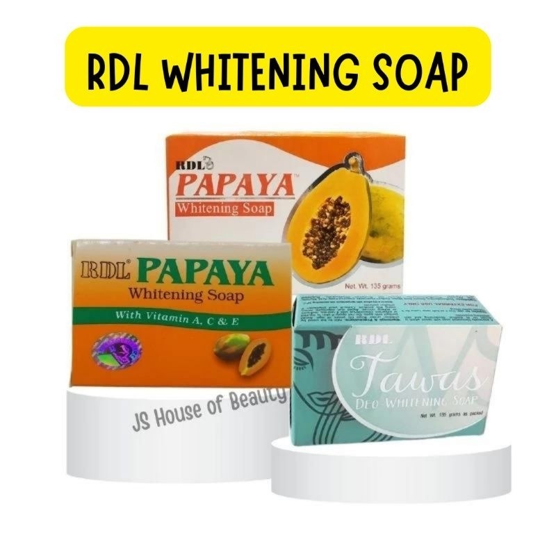 RDL Papaya Whitening Soap with Vitamin A, C & E (Sabun Papaya) | Shopee ...