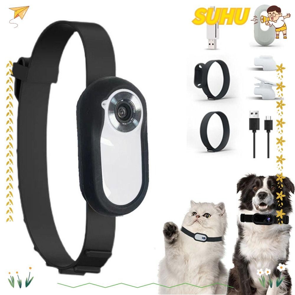 SUHU Cat Camera Collar, Indoor/Outdoor with Video Records HD 1080P Dog ...