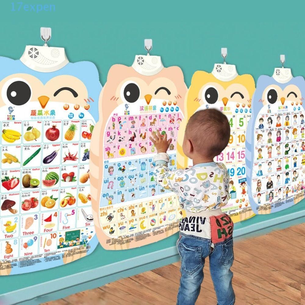 EXPEN Alphabet Wall Chart Parent-child Toys Children Toy Interactive ...