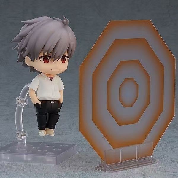 Ikari Shinji Ayanami Rei Asuka Langley Soryu Nagisa Kaworu modelo PVC adornos de critorio - AliExprs 26