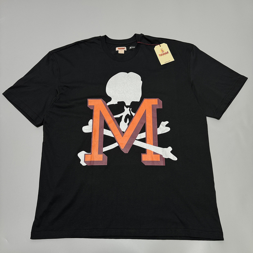Mastermind Japan WORLD X Barracuda MMJ Big M Skull Cross Printed Short ...