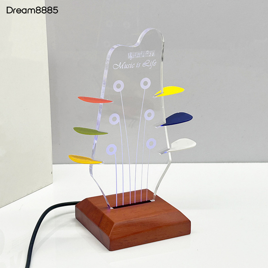 Crack-resistant Pick Display Stand Acrylic Guitar Pick Stand Electric ...