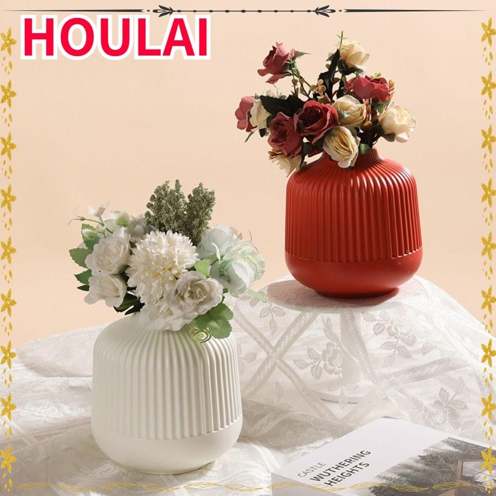 Plastic Flower Vase Imitation Ceramic Flower Arrangement Living Room