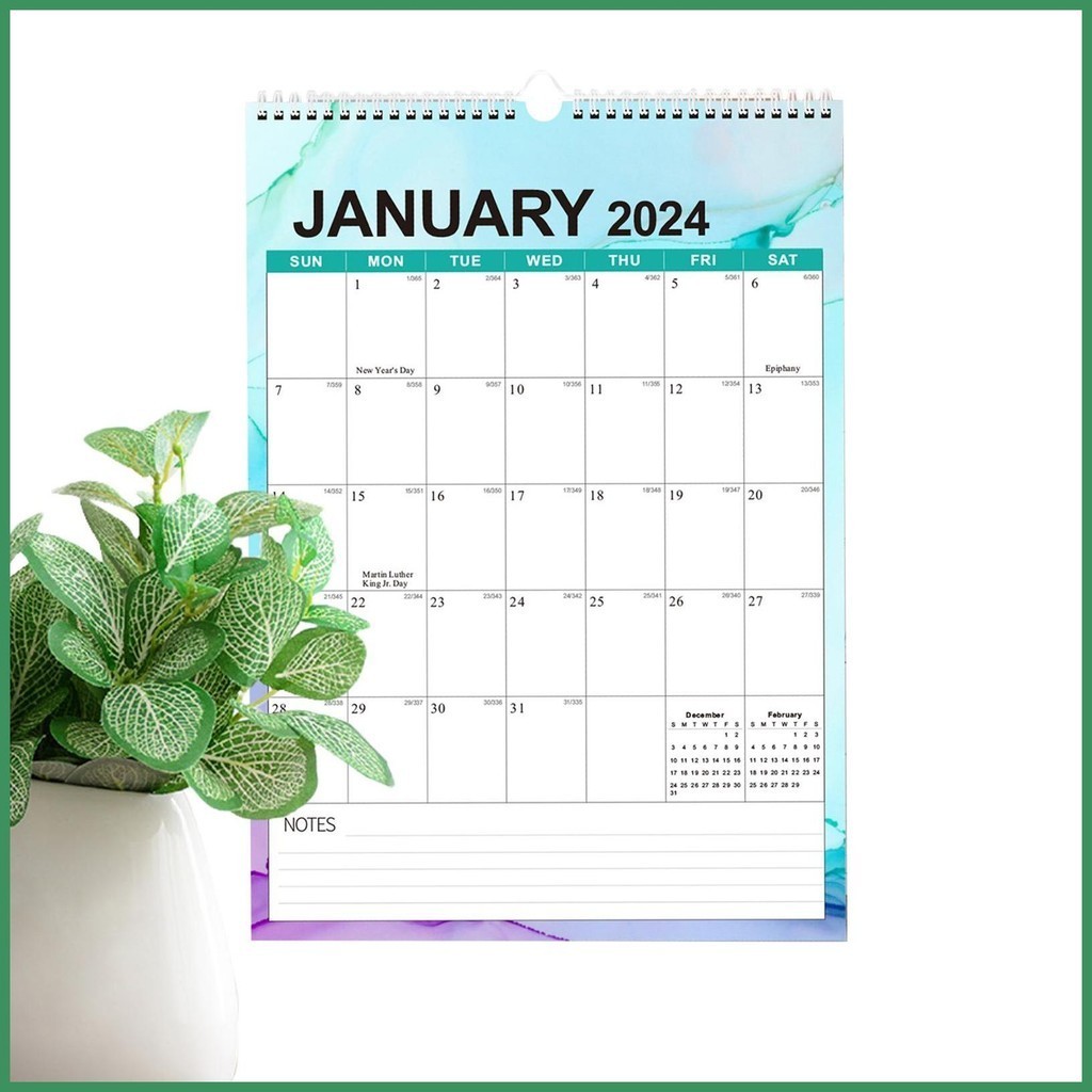 Wall Calendar 2024-2025 - Covers January 2024 to June 2025 The Ideal 18  Monthly