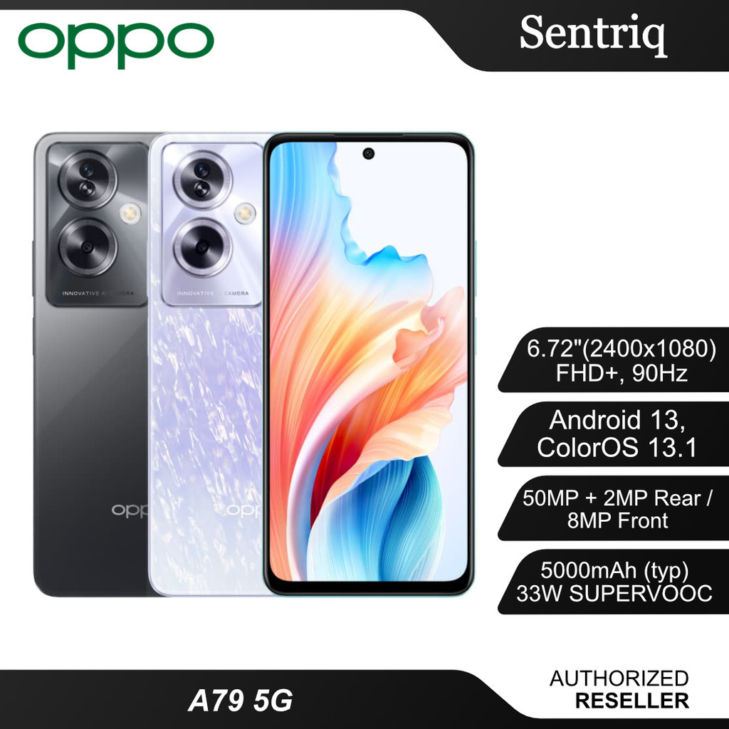 Oppo A79 5G Smartphone 8GB RAM 256GB Memory (Original) 1 Year Warranty ...