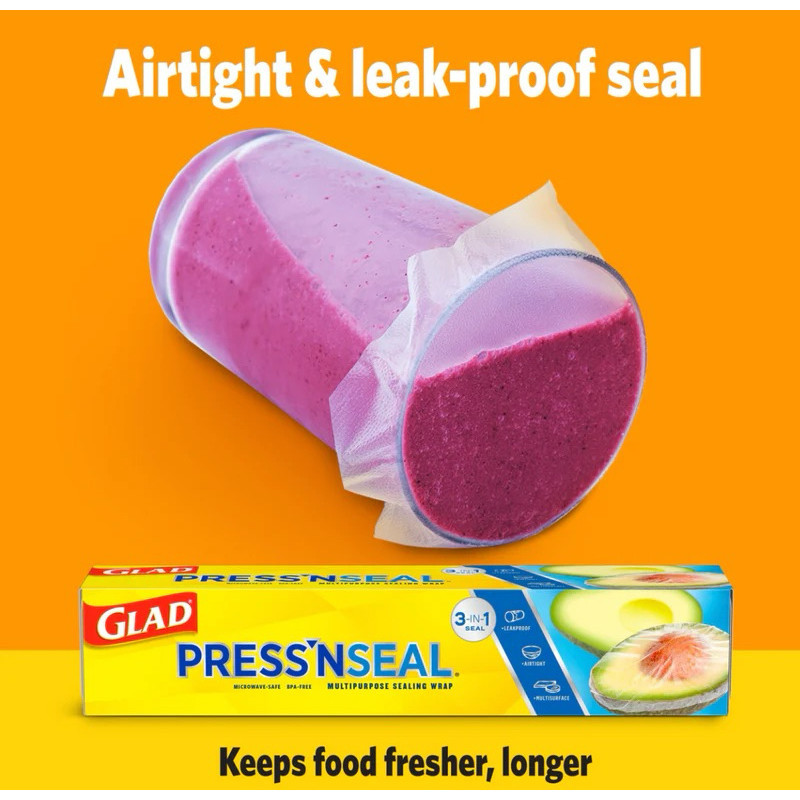 Glad Press’n Seal Wrap, 70 Square Foot Roll, [USA] | Shopee Malaysia