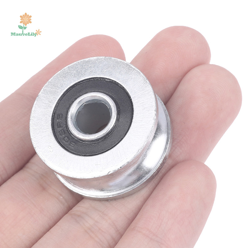 LILY 1Pc 8*30*14mm Rolling Bearing Pulley Wheel, U Grooved Wheel ...