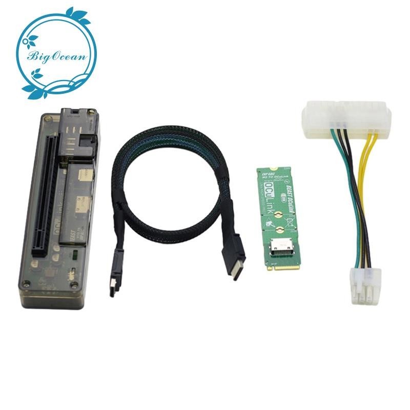 PCIE X4 To Oculink Female Connector PCI-E 4.0 GEN4 To SFF8612 For External Graph