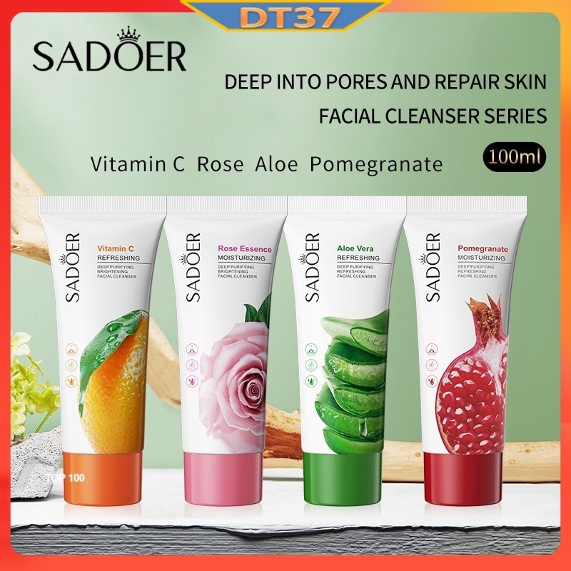 DT37 SADOER Fruit Plant Extract Vitamin C Moisturizing Deep Purifying ...