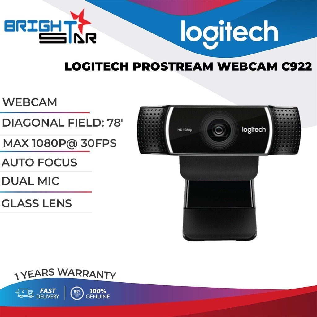 Logitech C922 Pro Stream Webcam | Shopee Malaysia