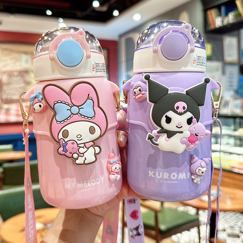 Kuromi Thermos Cup Girls High-value Children Water Cup School Dedicated ...