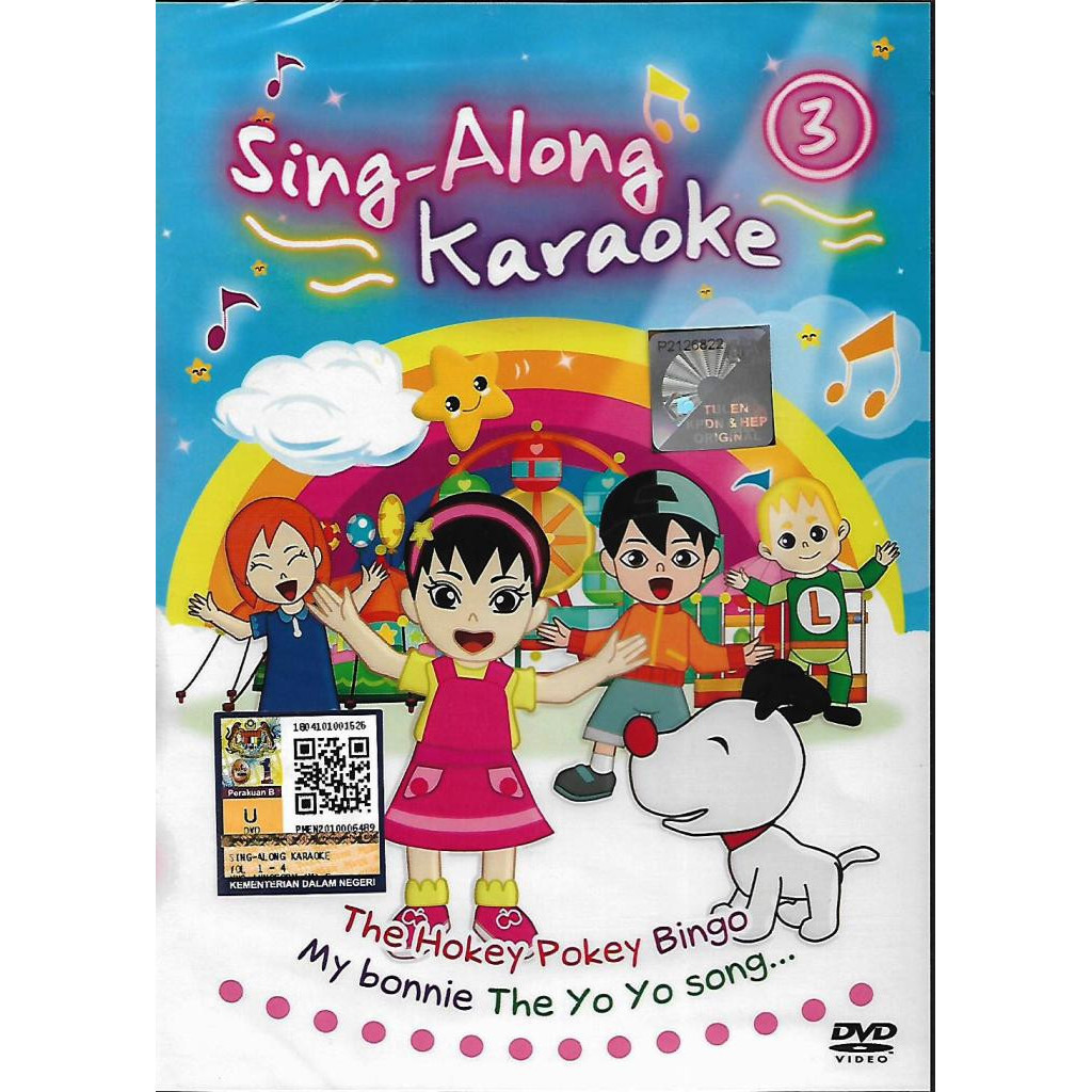 English Children Songs Sing-Along Karaoke Vol.3 DVD The Hokey Pokey Yo ...