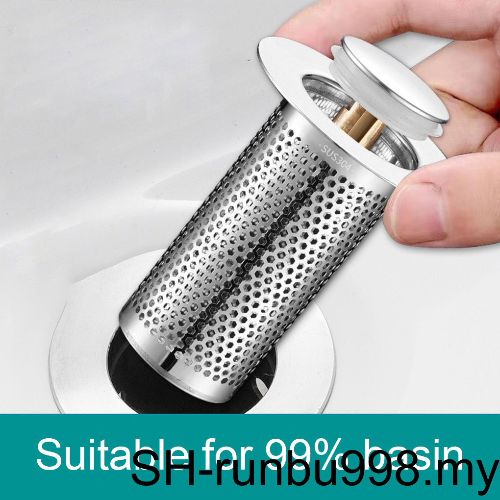 Stainless Steel Durable Bathroom Sink Strainer Prevent Clogs With Ease ...