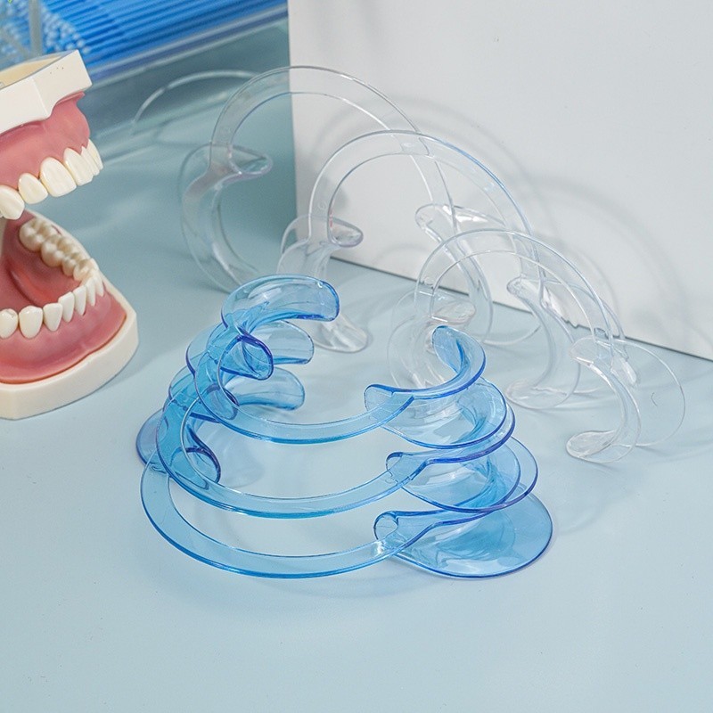 Dental Orthodontic Mouth Opener Lip C-Type Plastic Cheek Retractors Oral Check Tools S /M /L - View #2