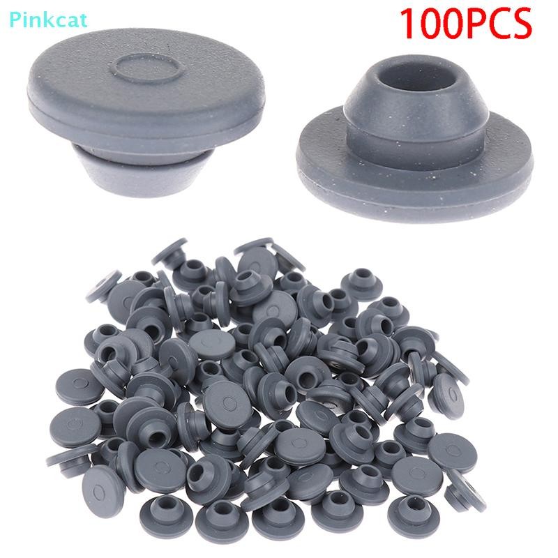 100Pcs Rubber Glass Stopper Self Healing Injection Ports Inoculation - View #4
