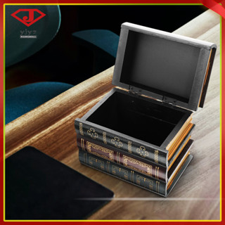 yuanjingyouzhang Antique Book Container Fake Storage Decorative Small ...