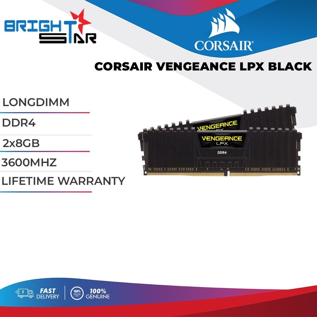 Corsair vengeance sales lpx black