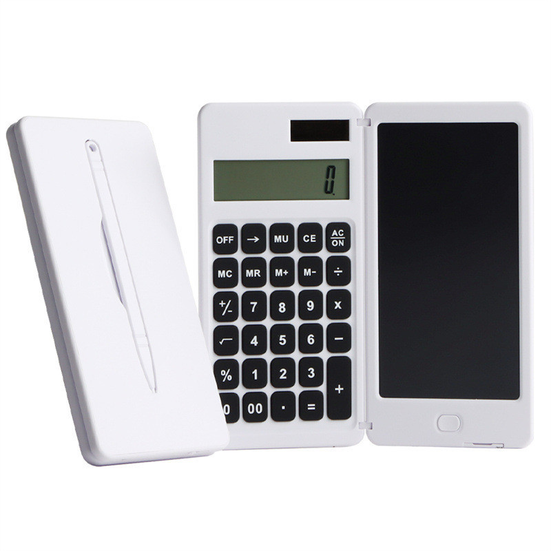 10-Digit Portable Solar Foldable Scientific Calculators with Erasable ...