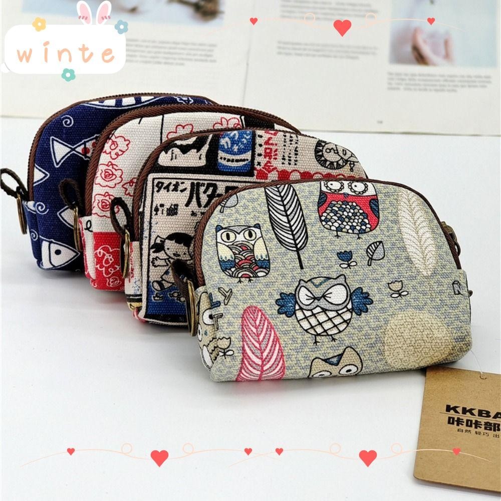 Leather Coin Purses & Pouches,Orange White Floral Change Purse Small Wallet For Women And Girls Travel Organizer Bags