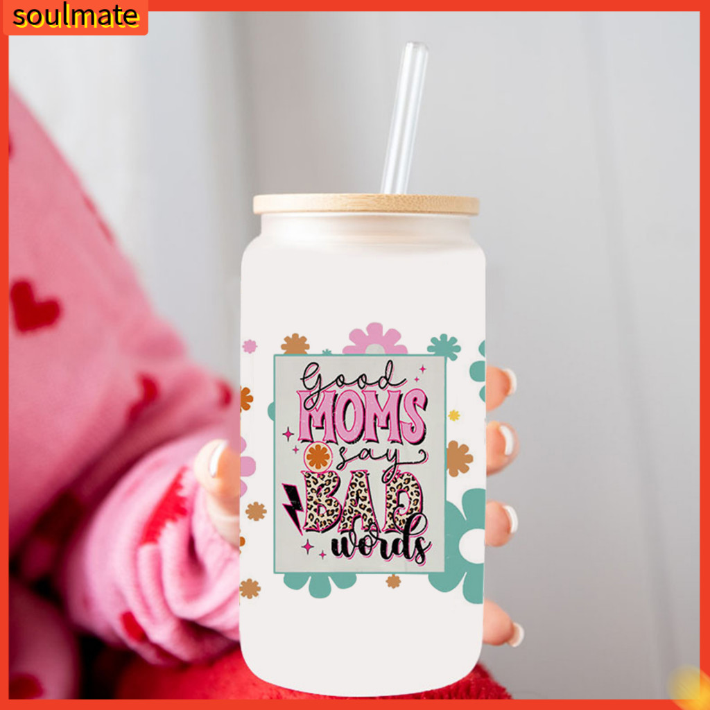 soulmate| Vibrant Cup Stickers Decorative Sticker for Cups Adorable ...