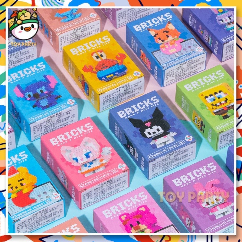 【⭐24h⭐Building Block】Mini Building Block Toys Character Model Nano ...