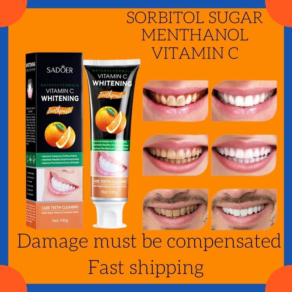 SADOER VC toothpaste 100g oral cavity Go Smile Tootpaste Optical white ...